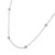 .30 Carat Diamond White Gold Diamond by the Yard Necklace