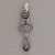 Vintage 3 Round Brilliant Cut Diamond .26CT 3 Section Dangle 14k Gold Pendant