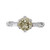 GIA Certified 1.25 Carat Light Brown Diamond Platinum Engagement Ring