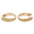 .57 Carat Yellow Diamond Yellow Gold Pave Hoop Earrings