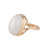 9.00 Carat Glowing Moonstone Yellow Gold Ring