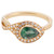 Peter Suchy GIA 1.00 Carat Alexandrite Diamond Halo Yellow Gold Engagement Ring