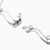 1.00 Carat Diamond White Gold Two Row Swirl Link Necklace