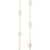 Mikimoto Pearl Station 18k Yellow Gold Necklace