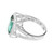 Peter Suchy 3.10 Carat Tourmaline Diamond Halo White Gold Cocktail Ring