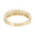 1.15 Carat Diamond Yellow Gold Channel Set Wedding Band Ring