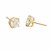 Peter Suchy GIA Certified 3.25 Carat Diamond Yellow Gold Stud Earrings