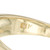 1.08 Carat Diamond Yellow Gold Cross Over Ring