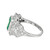 GIA Certified 1.07 Carat Emerald Diamond Platinum Art Deco Ring 