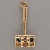 Vintage Electrolux Mechanical Solid 14k Gold Rug Swivel Sweeper Charm Pendant