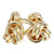 Tiffany & Co Yellow Gold Double Love Knot Men's Cufflinks