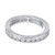 Peter Suchy .84 Carat Diamond Platinum Wedding Band Ring 