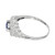 .30 Carat Sapphire Diamond Platinum Engagement Ring
