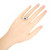 .30 Carat Sapphire Diamond Platinum Engagement Ring