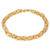 La Peptita Yellow Gold Bysantine Link Bracelet 