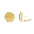 Yellow Gold English Sovereign Coin Earrings