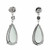 Peter Suchy 20.13 Carat Aquamarine Diamond White Gold Dangle Earrings 