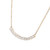 Peter Suchy .72 Carats 14k Gold Crescent Pendant Necklace