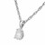 Peter Suchy GIA Certified 1.00 Carat Diamond White Gold Pendant Necklace