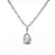 Peter Suchy GIA Certified 1.00 Carat Diamond White Gold Pendant Necklace