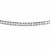 Peter Suchy .36 Carat Diamond White Gold Smile Bar Necklace