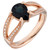 1.68 Carat Sapphire Diamond Rose Gold Engagement Ring