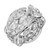 3.80 Carat Diamond Platinum Wide Band Ring