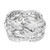 3.80 Carat Diamond Platinum Wide Band Ring