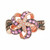 Levian .50 Carat Pink Sapphire Brown Diamond Rose Gold Swirl Ring