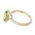 Effy 2.00 Carat Peridot Diamond Yellow Gold Halo Engagement Ring