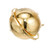 .8 Carat Ruby Yellow Gold Spinning 3D Globe Pendant