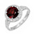 Peter Suchy GIA Certified 2.42 Carat Red Spinel Diamond Halo White Gold Ring