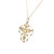 Victorian .50 Carat Peridot Pearl Rose Gold Pendant Necklace
