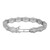 Esemco Full Cut Diamond Platinum White Gold Hinged Art Deco Filigree Bracelet