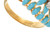.10 Carat Diamond Two Tone Gold Enamel Dome Cluster Cocktail Ring
