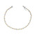2.00 Carat Diamond Two Tone Gold Necklace Bracelet Set