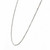 Platinum Men's Figaro Style Link Chain Necklace