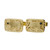 Terry Meyer Blue Sapphire Yellow Gold Stock Market Bull and Bear Cufflinks