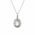 Peter Suchy 1.63 Carat Aquamarine Diamond White Gold Pendant Necklace 