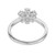 Peter Suchy 1.00 Carat Oval Diamond White Gold Flower Ring