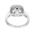 Peter Suchy 3.66 Carats Aquamarine Diamond Halo Platinum Engagement Ring