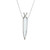 Peter Suchy 15.31 Carat Pear Aquamarine Diamond White Gold Pendant Necklace