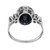GIA Certified 5.51 Carat Sapphire Diamond Platinum Engagement Ring
