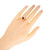 GIA Certified 1.30 Carat Oval Ruby Diamond Two Tone Gold Engagement Ring