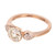 Peter Suchy GIA Certified 1.42 Carat Round Diamond Rose Gold Engagement Ring