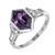 GIA Certified 1.88 Carat Hexagonal Sapphire Diamond Platinum Engagement Ring