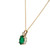 Peter Suchy GIA Certified Oval 2.63 Carat Emerald Diamond Gold Pendant Necklace