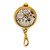 Vintage 1950 Bucherer Guilt Ball Pendant Watch Crystal Back 