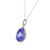 Peter Suchy 7.00 Carat 7.00 Carat Tanzanite Diamond Halo Gold Pendant Necklace