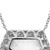Peter Suchy 10.04 Carat Aquamarine Diamond Halo White Gold Pendant Necklace